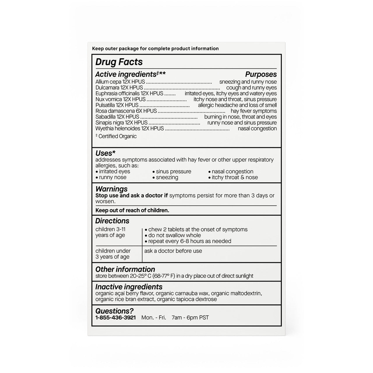 OG2 GNX ALLERGY D KIDS ( 1 X 60 TAB )-5