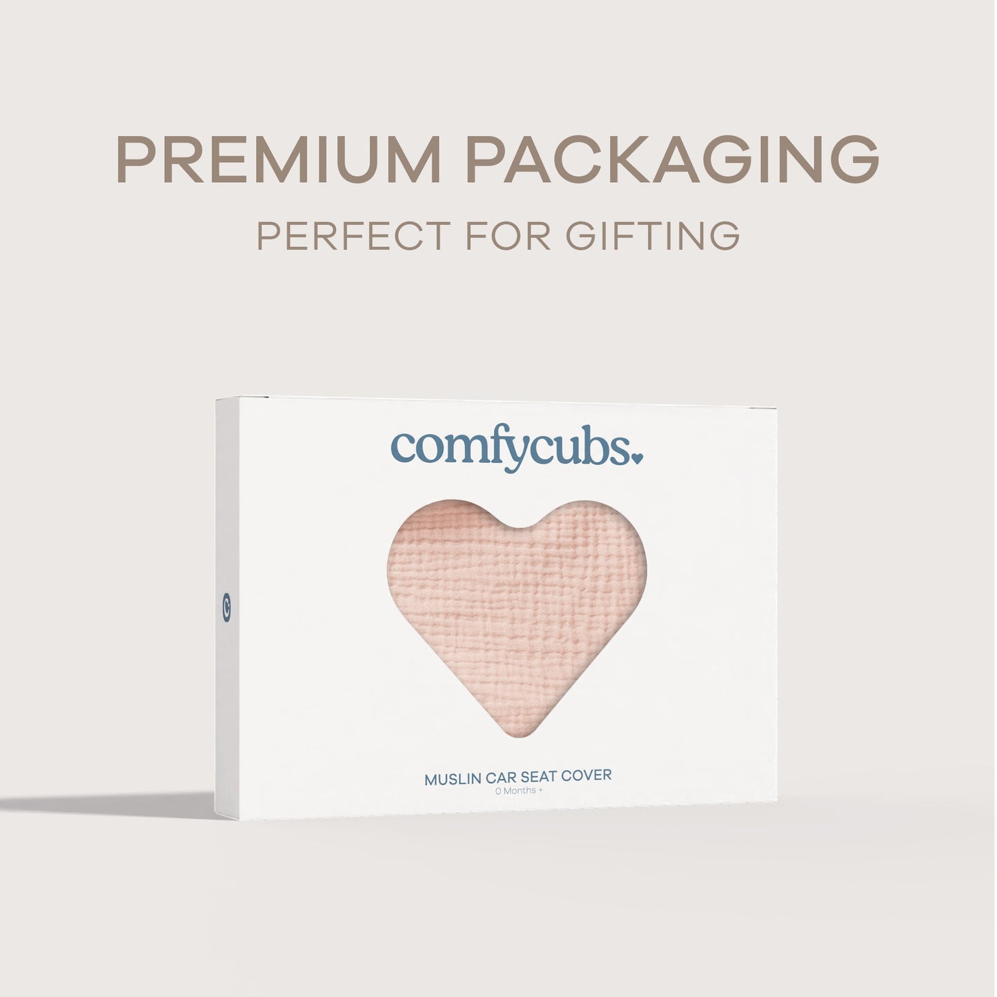 Baby Car Seat Cover by Comfy Cubs - Blush