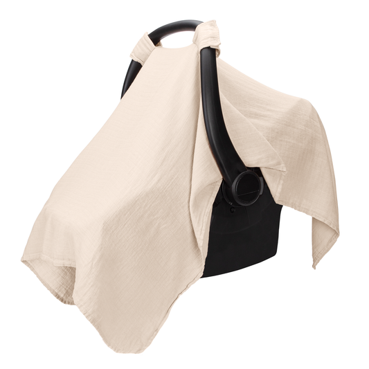Baby Car Seat Cover by Comfy Cubs - Sand