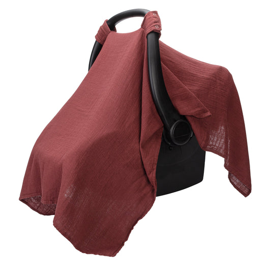 Baby Car Seat Cover by Comfy Cubs - Wine
