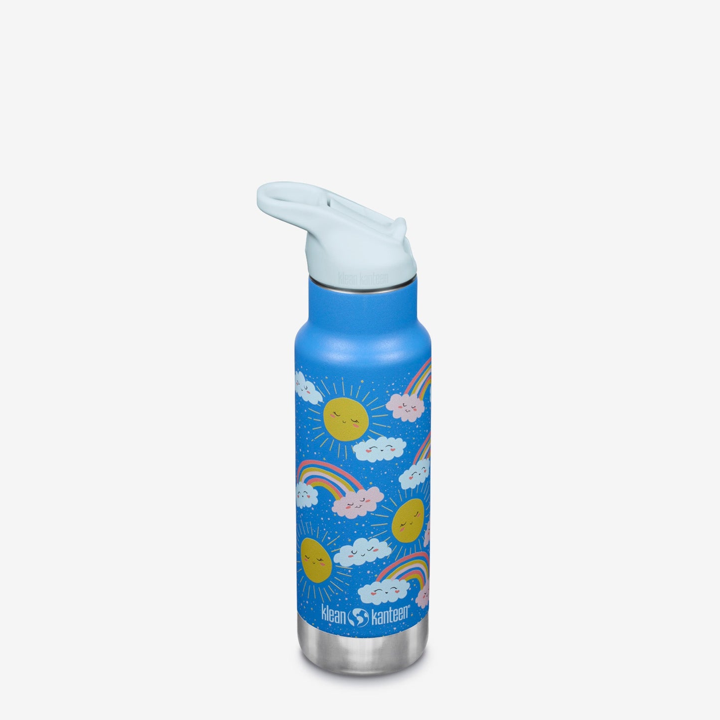 12 oz Classic Kid's Insulated Water Bottle with Flip Seal Sport Cap and Straw